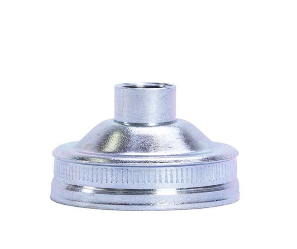 Image of Albion 2" Threaded Steel Front Cap for Standard Metal Nozzle